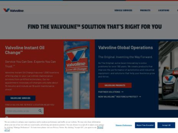 valvoline.com